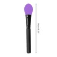 thumbnail image 4 of Unique Bargains 1 Pc Lightweight Small Rhombus Facial Mask Brush Purple, 4 of 5