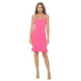 thumbnail image 3 of Hot Pink Small Size Women's Sleeveless Mini Cocktail Dress, Spaghetti Strap Bodycon Sexy Going Out Party Formal, Spring Summer 2024, 3 of 6
