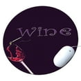 thumbnail image 1 of KuzmarK Round Mousepad / Hot Pad / Trivet - Wine, 1 of 1