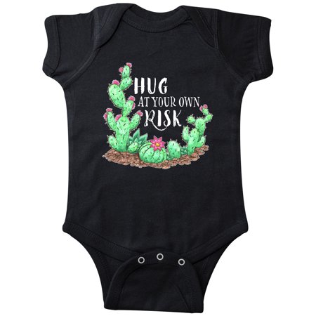 

Inktastic Hug At Your Own Risk Cacti and Succulents Gift Baby Boy or Baby Girl Bodysuit
