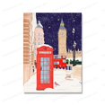 thumbnail image 1 of Arte de pared de viaje de Navidad, pintura en lienzo, carteles e impresiones de cabaña de vacaciones para sala de estar, decoración del hogar, 1 of 4