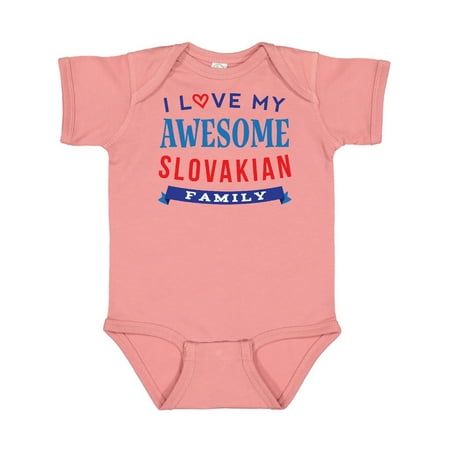 

Inktastic Slovakia Awesome Slovakian Family Gift Baby Boy or Baby Girl Bodysuit