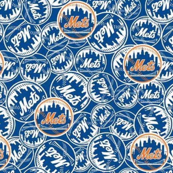 Mets Cotton Fabric (1 yard)