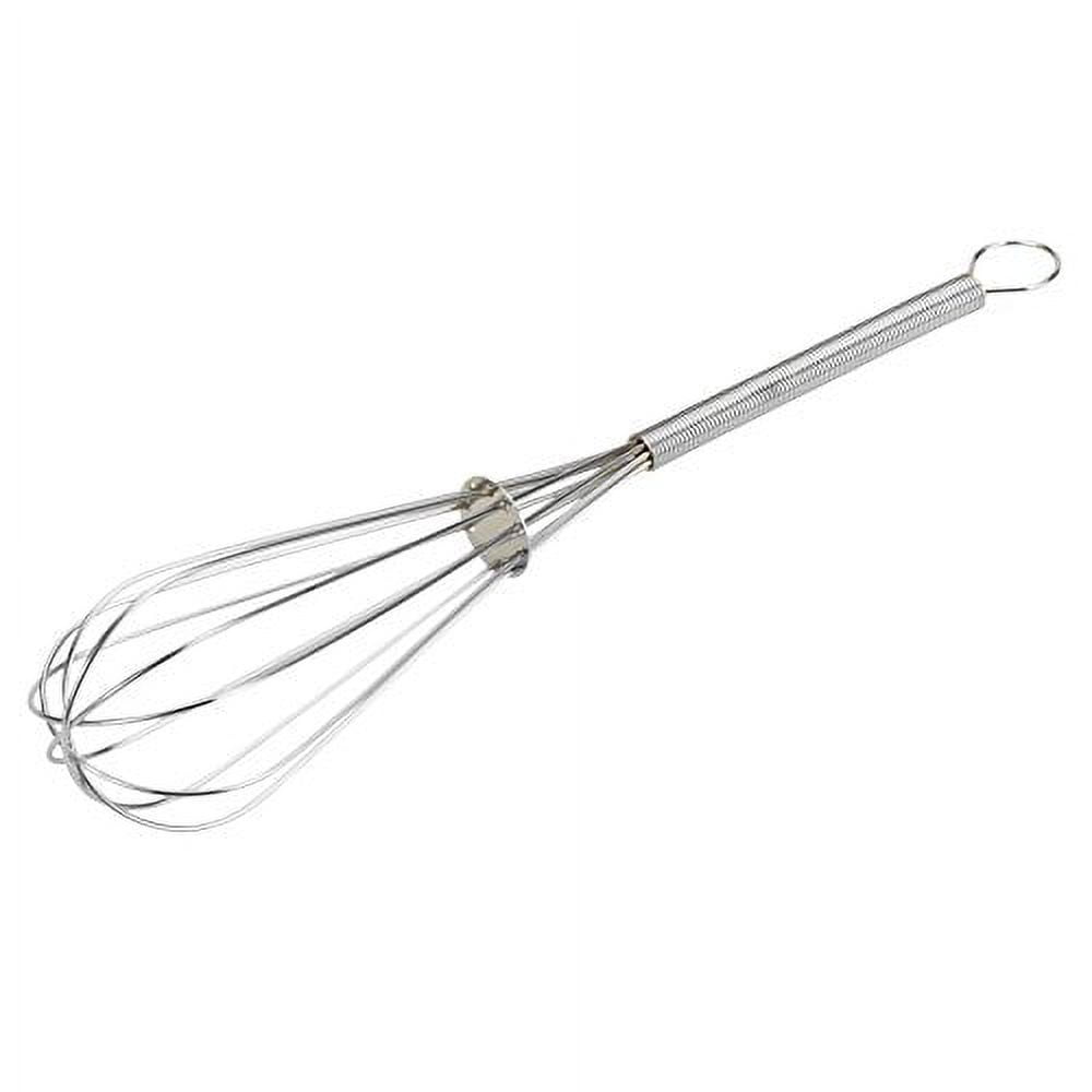 Alvinlite Durable Metal Whisk for Cooking Baking, Stainless Steel Hand  Whisk Egg Beater, 10, Silver 10in Silver Type egg