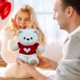 thumbnail image 4 of 2026 New Stuffed Bear Toys, Valentine's Day Cute Bear Plush Toys, Huggable Plushies Pillow Suede-like Plush Bear Doll, a Soft Toy and Stuffed Animal, Perfect as a Gift for Classmate (Bear, B), 4 of 6