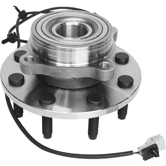 Detroit Axle - Front Wheel Bearing Hub for 4WD 2000 2001 2002 Dodge Ram 2500 3500 [4-Wheel ABS] Wheel Hub & Bearing Assembly Replacement