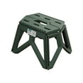 thumbnail image 3 of Xuniizn Collapsible stool, Folding Step Stool for Adults Holds Up to 300 lbs, Non-Slip Folding Stools with Portable Handle, Compact Plastic Foldable Step Stool for Bathroom, Bedroom, Kitchen, Green, 3 of 7