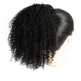 thumbnail image 3 of Travelwant Afro Puff Drawstring Ponytail Human Hair Bun For Black Women 150% Density 10A Brazilian Virgin Human Hair 4C Afro Kinky Curly Clip In Ponytail Extension, 3 of 5