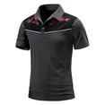 thumbnail image 2 of Birdeem Chemise Imprimée à Manches Courtes Brodée Mode Style Été pour Hommes, 2 of 9
