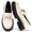 White, variant on Knivor Platform Chain Loafers for Women Chunky Lug Sole Loafers Slip On Casual Dressy Shoes for Work,School,Casual Daily Penny Loafers