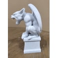 thumbnail image 3 of Gargoyle Guardian Statue – Gray Cement Look Style Sculpture for Shelf or Desk Display - 1ct, 3 of 9