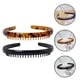 thumbnail image 5 of 2 diademas con peine de dientes para mujer, diadema dentada, aros antideslizantes para peinar el cabello., 5 of 8