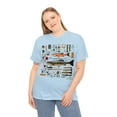 thumbnail image 5 of T-Shirt Heavy Cotton Unisex - Fishing for Fishermen Knolling Abstract Art 6, 5 of 5