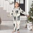 thumbnail image 6 of Soft Big Kids Onesie Pajamas Cozy Loose-Fit Jumpsuits for kids with Pockets for Christmas Lounge & Play Dog Head and Paw Prints, 6 of 8