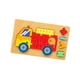 thumbnail image 2 of Rompecabezas de números, rompecabezas de madera para niños, juguetes Montessori, rompecabezas de madera para niños camion de bomberos, 2 of 9