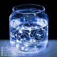 thumbnail image 4 of USB Fairy String Lights - 33Ft 100 LED Waterproof, 16 Colors Changing Sliver Wire Lights with 8 Lighting Modes Remote Control - Craft Bedroom Ceiling Halloween Christmas Decoration, 4 of 9