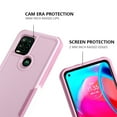 thumbnail image 4 of Xhy Moto G Stylus 5G 2021 Case Military Grade Full Body Double Layer Protection Shock and Drop Resistant TPU Durable Removable for Motorola Moto G Stylus 5G 2021 Phone - Pink, 4 of 8