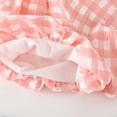 thumbnail image 5 of KPOPLK Toddler Baby Girl Clothes Summer Outfits Infant Sleeveless Ruffled Vest Top Shirts Cute Bow Short Sets 2Pcs for 9M-6Y(5-6 Years,Pink), 5 of 5