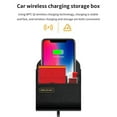 thumbnail image 4 of CxhicLuv Wireless Charging Storage Box for Car, 15W Fast Charging, Separate Induction Coil Design, Double-Layer Storage for Small Items, Multiple Protection Features for Safe Driving, 4 of 7