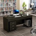thumbnail image 3 of Workflow Writing Office Desk Computer Monitor Meeting Computer Drafting Office Desk Filing Tavolo Da Lavoro Office Furniture HDH My Lux Decor Round, 3 of 7