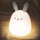 thumbnail image 2 of paquete de luz nocturna para niños, linda luz nocturna para niños, luz nocturna con temporizador para bebés pequeños, luz nocturna de conejo LED recargable con sensor táctil, lámpara de conejo en s, 2 of 5