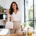 thumbnail image 4 of Lunch Bag Lunch Box for Women & Men, Insulated Lunch Box with Handle, Leakproof Reusable Lunch Tote Bags for Work/Office/Travel/Picnic(Beige), 4 of 7