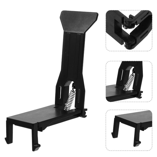 FONWILYO 8Pcs Cash Tray Insert Clip Black Plastic Clips for Quick Installation in Cash Register Drawers