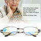 thumbnail image 4 of Gafas De Lectura Con Bloqueo De Luz Azul, Antifatiga, Plegables, Para Presbicia, Para Hombres Y Mujeres+400 Marco Negro, 4 of 7