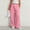 1i sweatpants for girls baggy Pink, variant on Girls Softball Pants Black Girls Wide Leg Sweatpants Bow Lightweight Straight Baggy Leg Sweat Pants Athletic Elastic Waist Pockets Trousers 4-13 Years