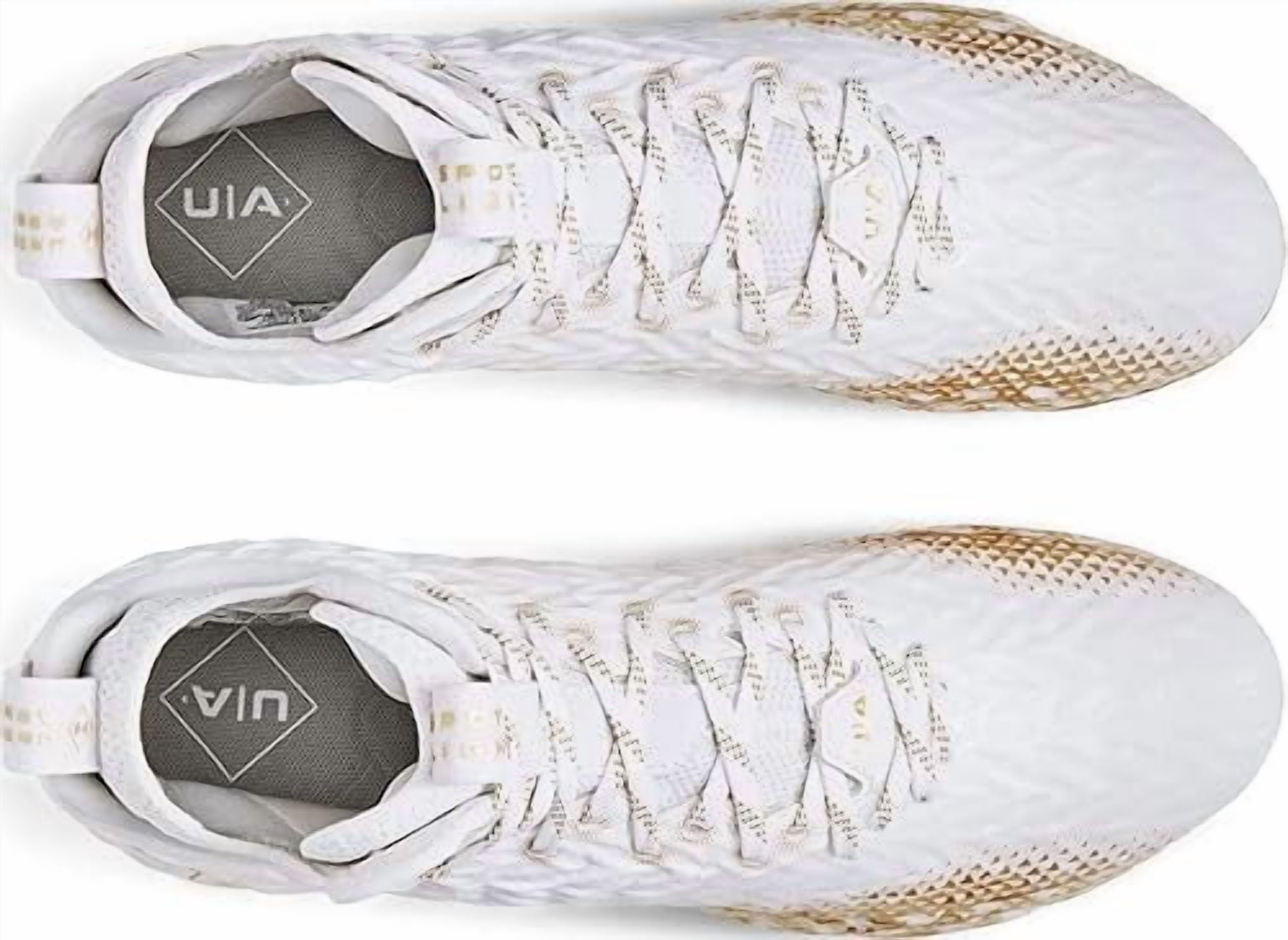 Under Armour Football Cleats MC Spotlight Clone White Gold Men\'s Size 12 Under Armour Men main image 2