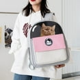 thumbnail image 3 of Mochila transpirable para perros y gatos, mochila con cremallera Yuyangstore Portador de gatos, 3 of 8