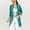 Green, variant on Turilly Womens Jackets Ladies Fashion Women's Warm Faux Coat Cardigan Winter Solid Long Sleeve Outerwear