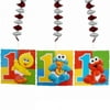 Sesame Street 1st Birthday Dangling Decorations (3ct)
