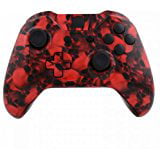 Mod Freakz Shell_Button Kit Hydro Dipped Collection _ Hades Red Skull _NOT A CONTROLLER_ For Xbox One Gen 1