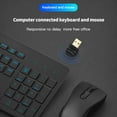 thumbnail image 2 of USB Mini Bluetooth 5.0 Dongle for Computer Desktop Wireless Transfer for Laptop Bluetooth Headphones Headset Speakers Keyboard Mouse Printer Windows 10/8.1/8/7, 2 of 7