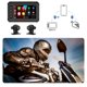 thumbnail image 3 of Cámara de salpicadero Sidaley portátil 3,5 pulgadas DVR inalámbrico Android Auto Dual 1080P para motocicleta, 3 of 6