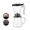 Black-Cup-pot, variant on 600ml Pour Over Coffee Dripper Cold and Heat Resistant Removable Coffee Filter Hand-brewed Espresso Pot Infuser Loose Leaf Tea (Black-Cup-pot)