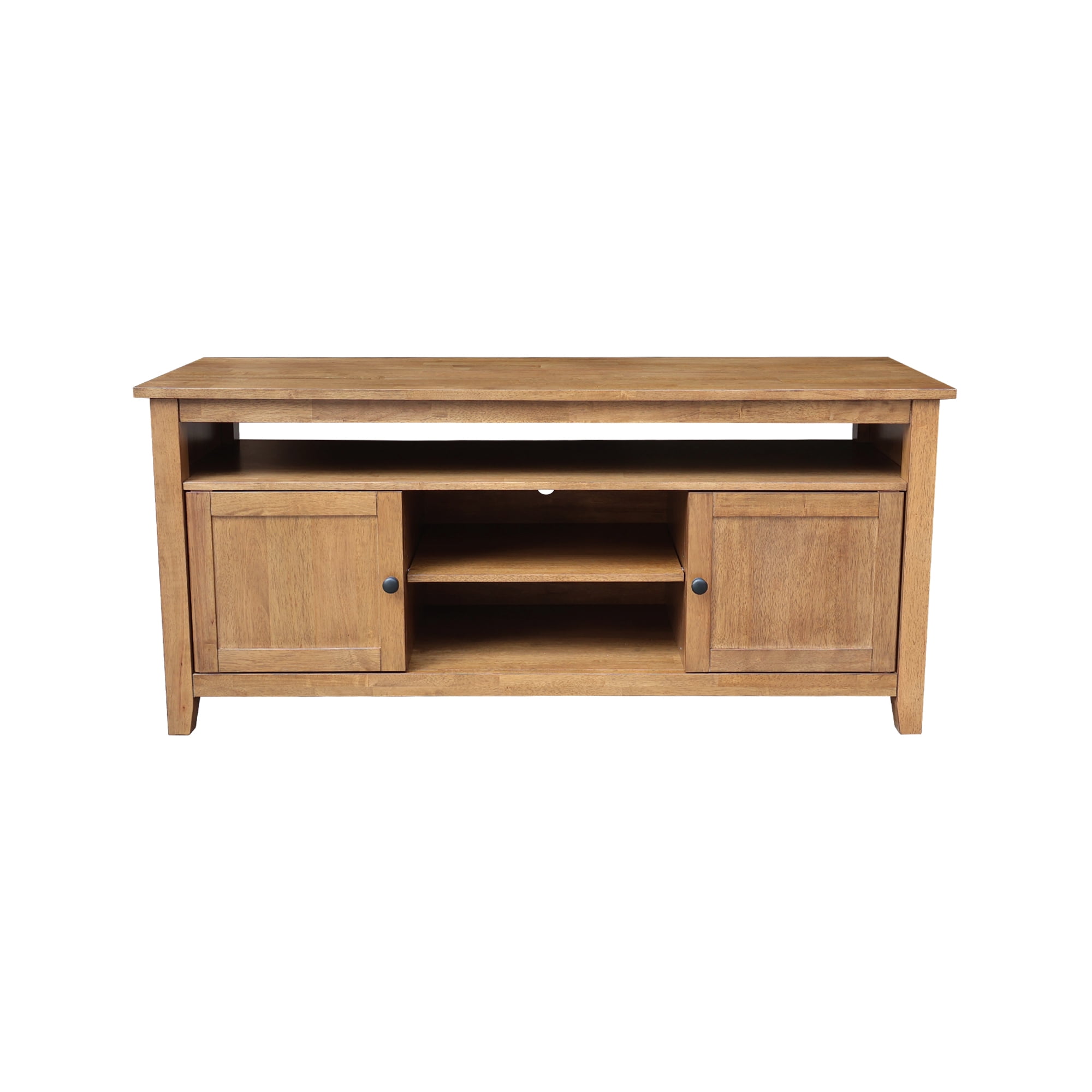 Solid Wood Entertainment / TV Stand with 2 Doors