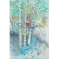 thumbnail image 2 of Dyer, Beverly 17x24 White Modern Wood Framed Museum Art Print Titled - Blue Forrest, 2 of 4
