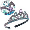 thumbnail image 2 of Jianghuo - Diadema para fiesta de cumpleaños de niños, collar de perlas, pulsera, anillo, clip para las orejas, conjunto de fiesta con temática de sirena, disfraz --- Código de producto 53146, 2 of 4