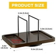 thumbnail image 6 of Napkin Holder for Table, Rotating Metal Napkin Dispenser with Salt and Pepper Shakers Caddy Standing Paper Towel Holder for Bathroom Kitchen Dining Table Decor Not Including Shakers, 6 of 7