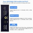 thumbnail image 4 of 4K HDMI Audio Extractor Splitter,AUBEAMTO HDMI to HDMI + Optical Toslink SPDIF + 3.5mm Audio Jack + Coaxial + 7.1Ch HDMI Audio Support ARC and eARC Function, 4 of 7