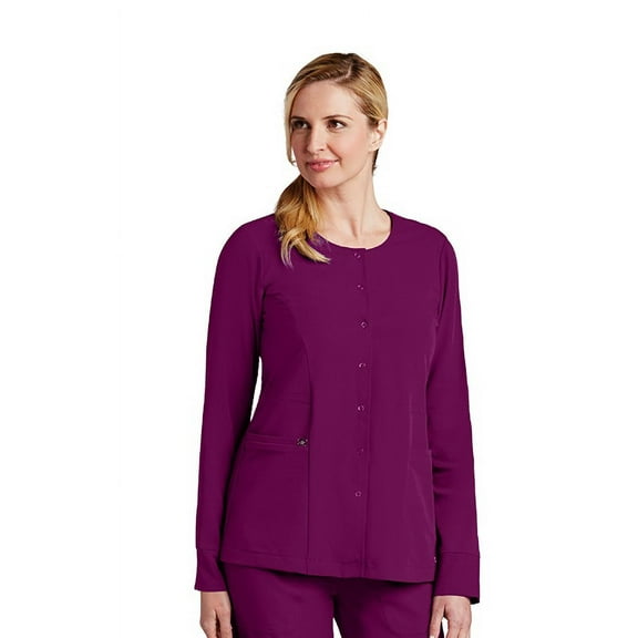 Grey's Anatomy Signature Women's 2 Pocket Snap Front Scrub Jacket - 2407