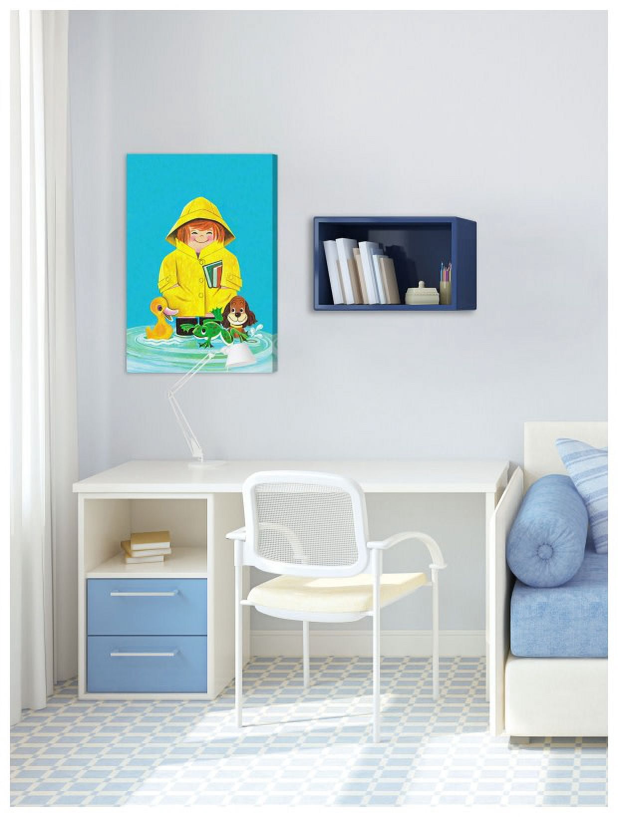 Marmont Hill "Duck Frog and Dog" by Curtis Painting Print on Canvas
