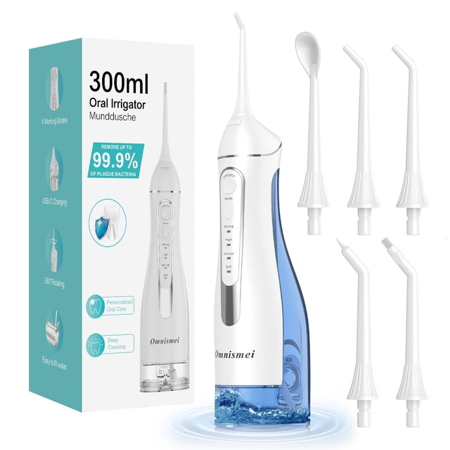 Irrigador Dental Eléctrico Inalámbrico Omnismei 300mL