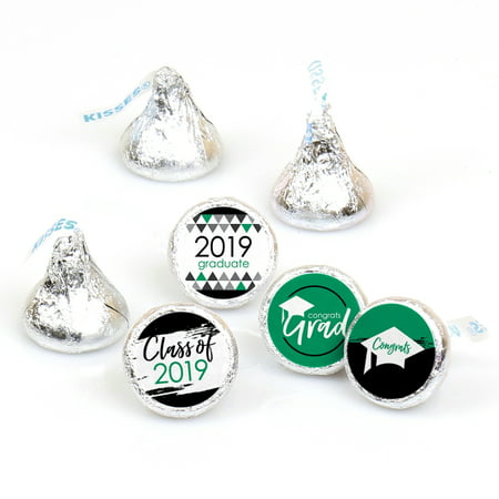 Green Grad - Best is Yet to Come - Green 2019 Graduation Party Round Candy Sticker Favors - Labels Fit Hershey's (Best Diving Light 2019)