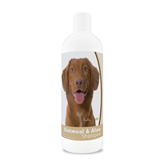 Healthy Breeds Nova Scotia Duck Tolling Retriever Oatmeal Shampoo with Aloe 16oz Mild & Gentle for Sensitive Skin - Hypoallergenic Formula & pH Balanced
