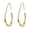 Gold, variant on 18K Gold Plated Teardrop Chunky Hoop Boho Earrings for Women Sensitive Ears Large Oval Pull Through Non Tarnish Lightweight Fashion Accessories Jewelry Birthday Gifts for Her Mom Wife Ideas