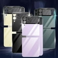 thumbnail image 3 of 2 Pcs Film Protecteur Compatible Samsung Galaxy Z Flip 3, Z Flip 3 Protecteur d'Écran Coloré Arrière, 3 of 3
