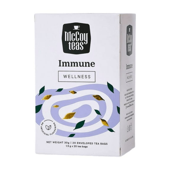 McCoy Teas Wellness Herbal Green Tea Blend with Natural Ingredients – 20 Tea Bags